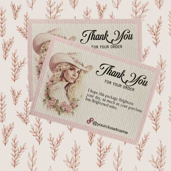 New 4x2.8 Inches Thank You Cards - Picture 2 of 11